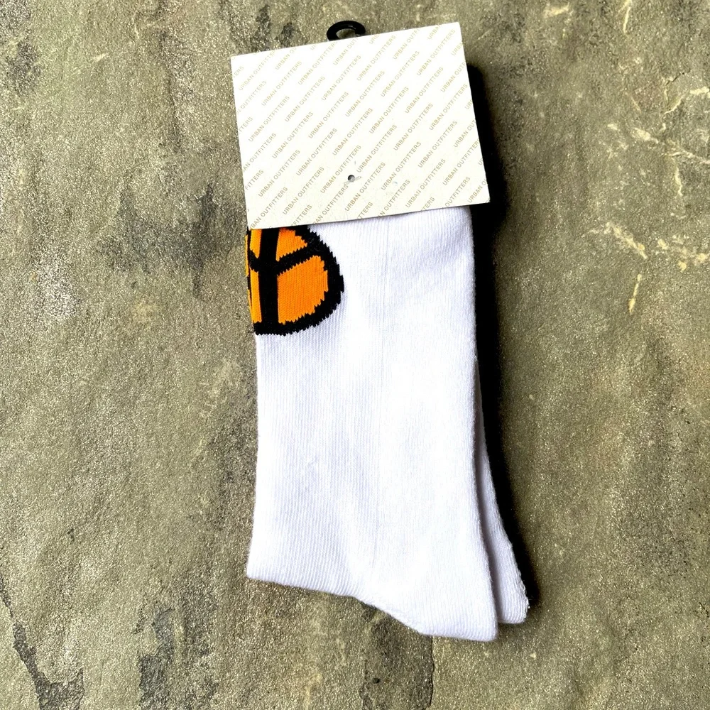 Peace Sign Toe Icon Crew Sock | Urban Outfitters